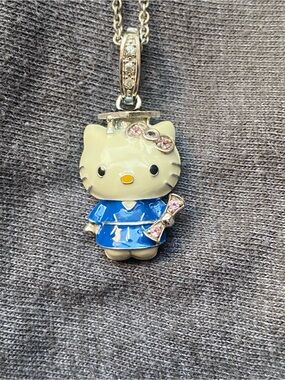 Kimora lee Simmons hello kitty enamel graduate charm pendant Simmons co